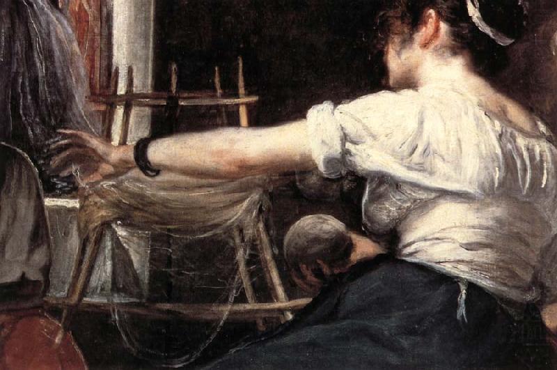Details of The Tapestry-Weavers, Diego Velazquez